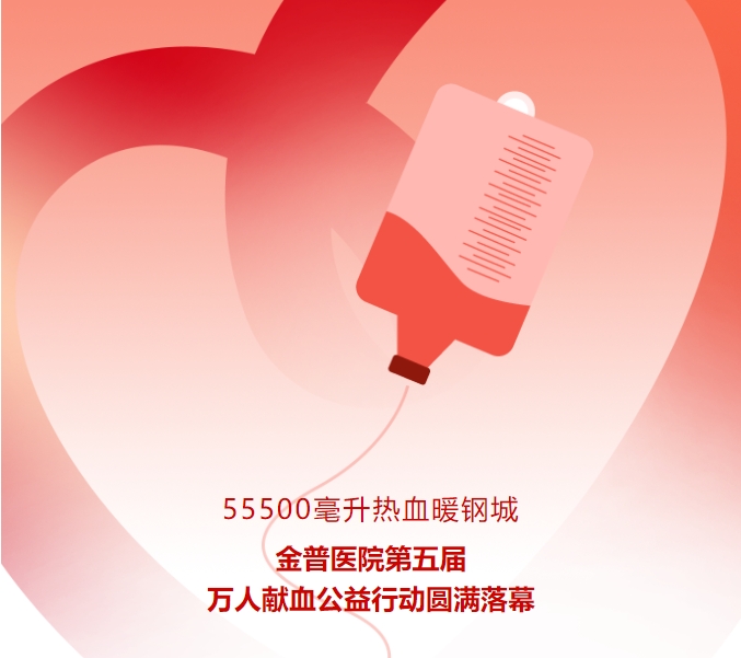 55500毫升熱血暖鋼城！金普醫院第五屆萬(wàn)人獻血公益行動(dòng)圓滿(mǎn)落幕
